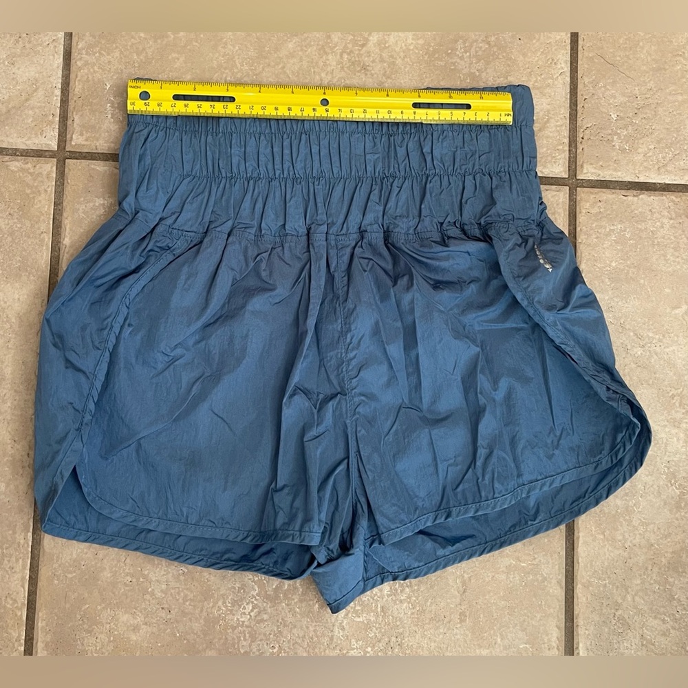 Free People Movement The Way Home Running Shorts w/High Smocked Waist, Size M - Picture 6 of 7